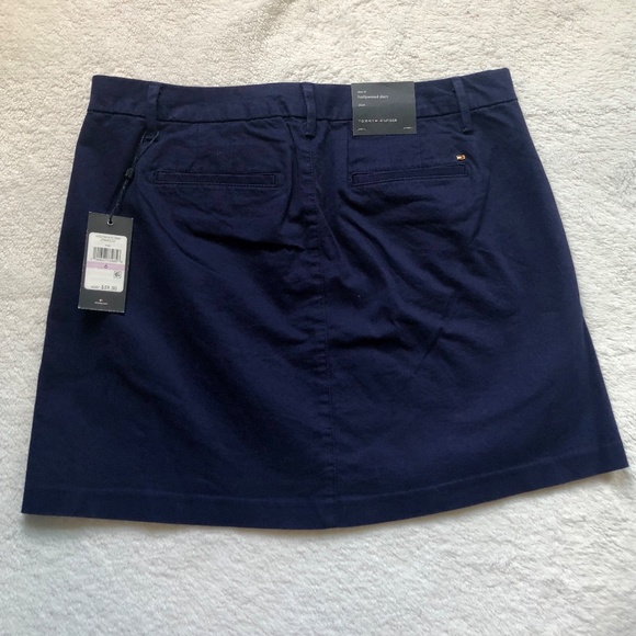 NWT Tommy Hilfiger Navy Hollywood Skirt - Size 6 - Picture 7 of 8